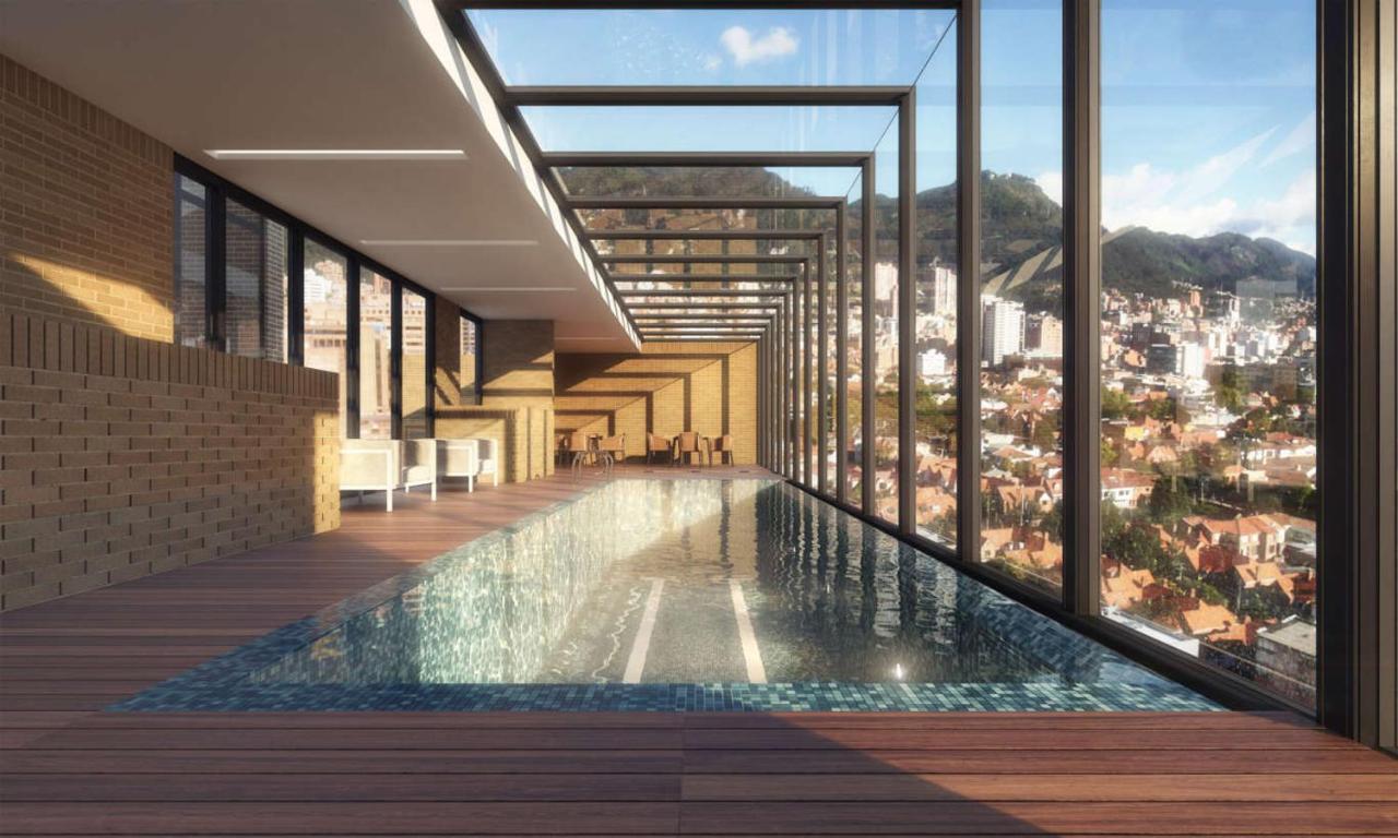 Апартаменти Wh Nuevo Piso, Zona Financiera, Vista A La Ciudad Богота Екстер'єр фото